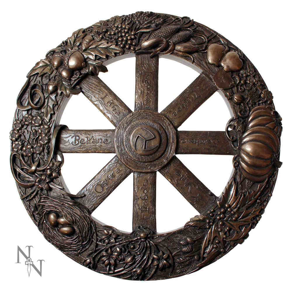 Nemesis Now - Wheel Of The Year Dekorative Figur - Bronzefarben